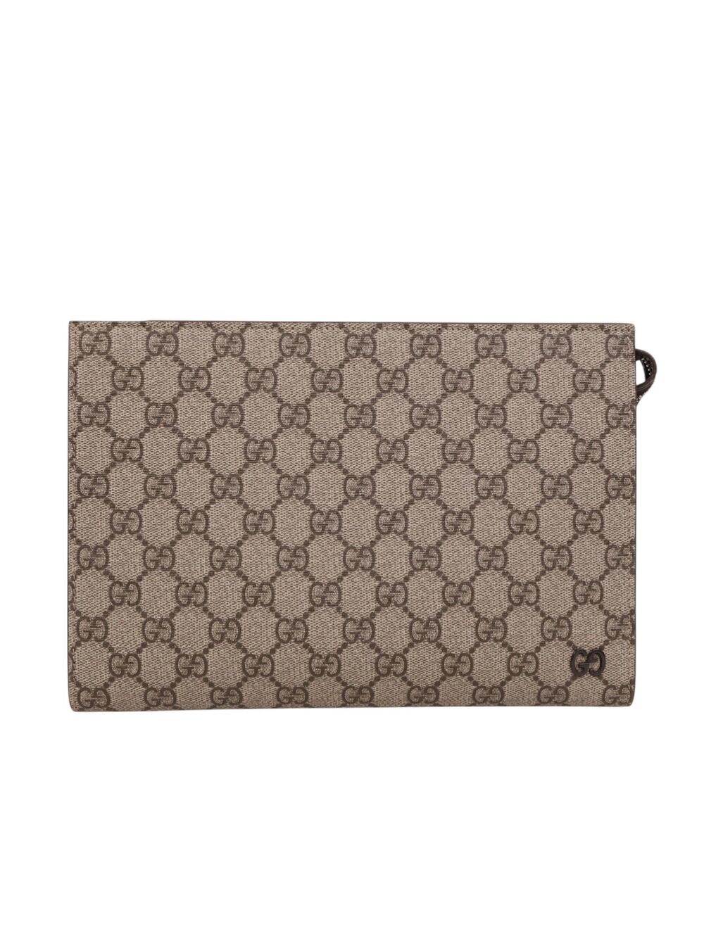 Gucci Supreme Bicolor Pouch Clutch Bag #353245F66B